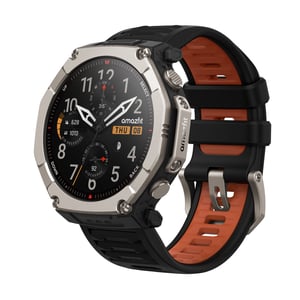 Amazfit T-Rex Ultra 2 129.5 cm (51") AMOLED 51 mm Digital 480 x 480 px Touchscreen Titanium Wi-Fi GPS