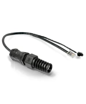 QuWireless QRJ45-PL kabel sieciowy Czarny 0,38 m