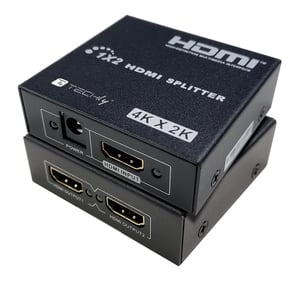 Techly IDATA HDMI-4K230 TV-fördelare med 2x HDMI