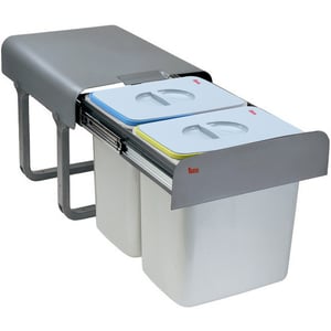 Teka ECO EASY 45 30 l 2-bin. Galvanized steel. Gray