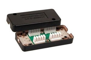 Microconnect MPK600 Cat6a Network Junction Box, Black