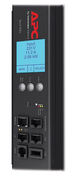 APC AP8659 rozdzielacz zasilania PDU 24 x gniazdo sieciowe 0U Czarny