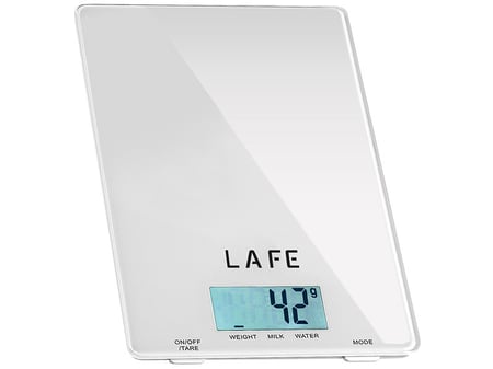 Lafe LAFWAG44841 waga kuchenna Biały Prostokąt Elektroniczna waga kuchenna