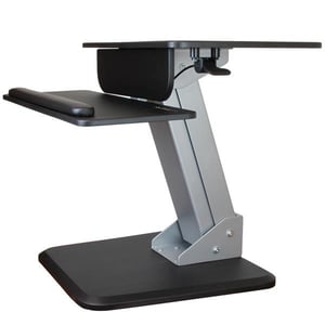 StarTech ARMSTS Multimedia Stand, Black, Silver, Flat Panel Multimedia Stand