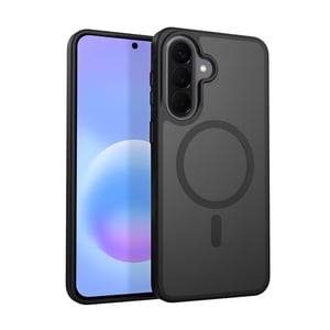Crong CRGHMMSGA57BLK pokrowiec na telefon komórkowy 17 cm (6.7") Czarny, Półprzezroczysty