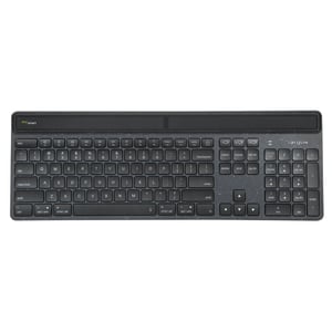 Targus Sustainable Energy Harvesting EcoSmart-tangentbord, universellt Bluetooth-QWERTY, Skandinavien, svart