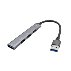 i-tec Metal U3HUBMETALMINI4 USB 3.2 Gen 1 (3.1 Gen 1) Typ-A-Hubs und -Hub-Sets, metallisch
