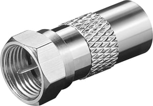 Goobay 63463 F-Typ-Koaxialstecker, 1 Stück.