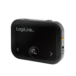 LogiLink BT0050 trådlös ljudsändare 3,5 mm 8 m Svart