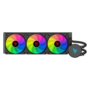 Savio VELOX 360 MM PC-Kühlsystem All-in-One-Flüssigkeitskühler für den Prozessor, 36 cm, schwarz, 1 Stück