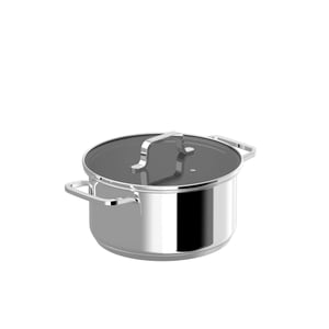 BergHOFF 1315079 3-liter soup pot, stainless steel