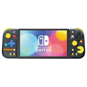 Hori Split Pad Compact (PAC-MAN) Schwarz, Gelb – Gamepad für Nintendo Switch, Nintendo Switch OLED