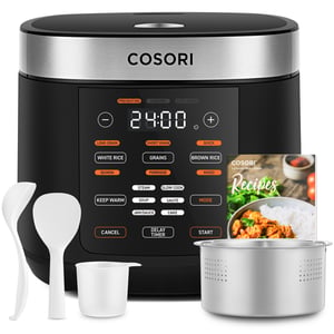 Cosori Multi-Cooker Chef Edition Schnellkochtopf 5 l 970 W Schwarz, Silber