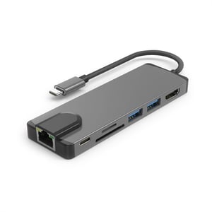 ROLINE 12.02.1118 dockningsstation, kabelansluten USB 3.2 Gen 2 (3.1 Gen 2) Type-C, svart, grå