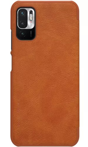 Nillkin Qin pokrowiec na telefon komórkowy 16,5 cm (6.5") Folio Brązowy