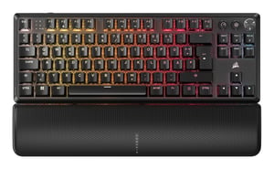 Corsair K70 CORE TKL Gaming-Tastatur USB + RF Wireless + Bluetooth QWERTZ Deutsch Schwarz