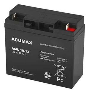 EMU Electronic AM 18-12 VRLA AGM 12 V 18 Ah