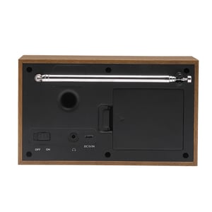 Denver DAB-46DARK GREY Internet Analogowe i cyfrowe Czarny, Brązowy
