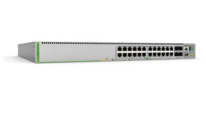 Allied Telesis AT-GS980MX/28PSM-50 Managed L3 Gigabit-Ethernet-Switch (10/100/1000) mit PoE-Unterstützung, 1U, grau