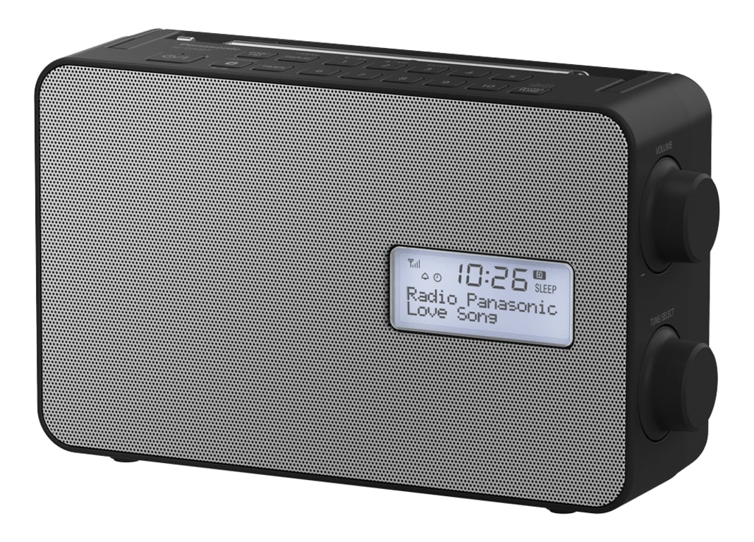 Panasonic RF-D30BTEG Przenośny Cyfrowy Czarny, Szary