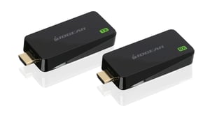 iogear GWHD2DKIT AV-Verlängerungskabel AV-Sender und -Empfänger Schwarz