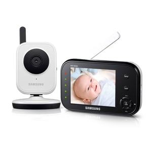 Samsung SEW-3036/EX Babyphone, 15 Kanäle. Schwarz, Weiß