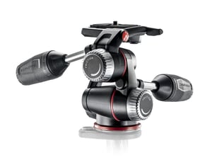Manfrotto MHXPRO-3W stativhuvud Svart Aluminium 3/8"