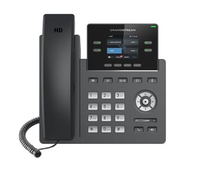 Grandstream Networks GRP2612P telefon VoIP Czarny 2 linii TFT
