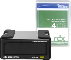 Tandberg Data 8866-RDX lagringsenhet för säkerhetskopiering Lagringsdisk RDX-kassett 4 TB