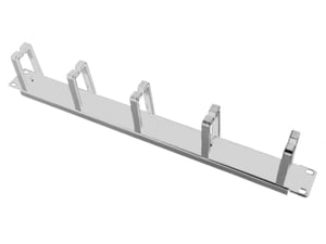 Alantec PK009S organizator na kable Ściana Uchwyt na kabel Szary