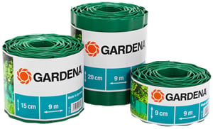 Gardena 540-20 Gartenumrandung Gartenband für Umrandungen Kunststoff Grün