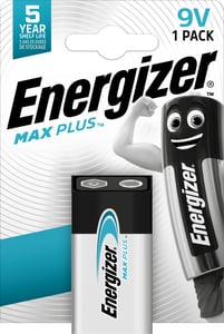 Energizer Max Plus engångsbatteri 9 V
