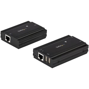 StarTech USB2004EXT100 konsolförlängare Sändare och mottagare för konsol, 480 Mbit/s