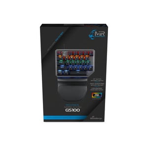 MediaRange MRGS100 USB-gamingtangentbord QWERTZ tyska svart, silver