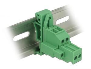 DeLOCK 65931 Klemmblock Grün