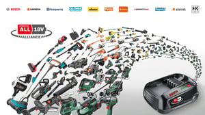 Bosch UniversalGrassCut 18V-26 26 cm Bateria Czarny, Zielony