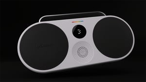 Polaroid PLRMUSICP39089BLK bärbar högtalare / festhögtalare Svart, Vit