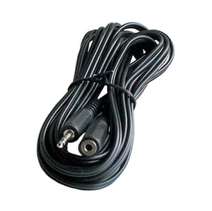VALUE 3,5 mm-kabel M/F, 3,0 m, förtennad, svart ljudkabel 3 m Svart