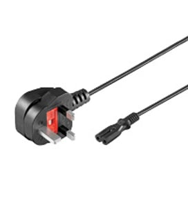 Goobay NK 125 S-180 Black 1.8 m