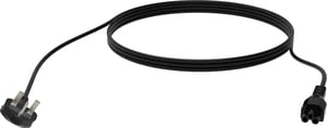 Vision TC 3MUKCVLF/BL kabel zasilające Czarny 3 m BS 1363 IEC C5
