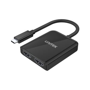 UNITEK V1408A zewnętrzna karta graficzna usb Czarny