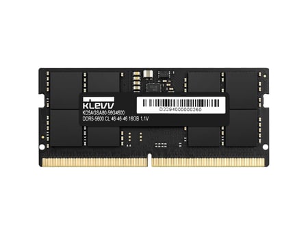 Klevv SO-DIMM moduł pamięci 16 GB 1 x 16 GB DDR5 5600 MT/s 262-pin SO-DIMM