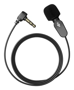 DJI 6941565971340 mikrofon Svart Lavalier-/reversmikrofon