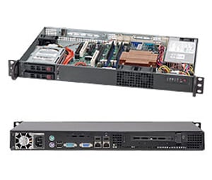 Supermicro SuperChassis 510T-203B Rack Czarny 200 W