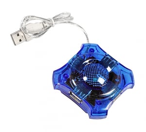 Esperanza EA150B USB 2.0-hubbar och koncentratorer Blå
