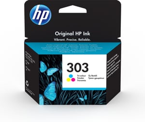HP Oryginalny trójkolorowy tusz 303