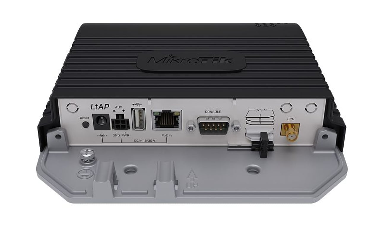 Mikrotik LtAP LTE kit 300 Mbit/s Czarny Obsługa PoE