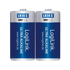 LogiLink LR14B2 Batterie für den Hausgebrauch Einweg-C-Alkali-Batterie