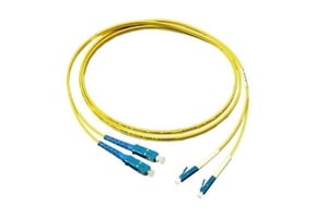 Alcasa LC - SC 1m M/M InfiniBand / Fiber Optic Cable, Yellow
