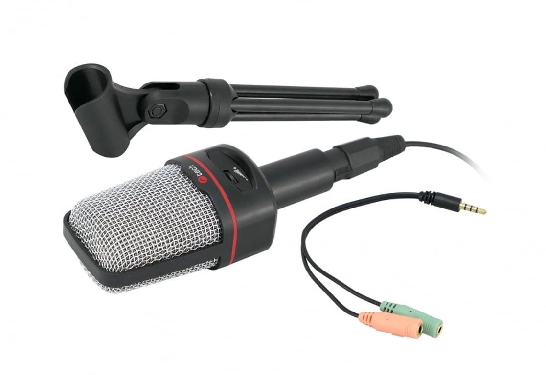 C-TECH MIC-02 mikrofon Czarny Mikrofon stołowy